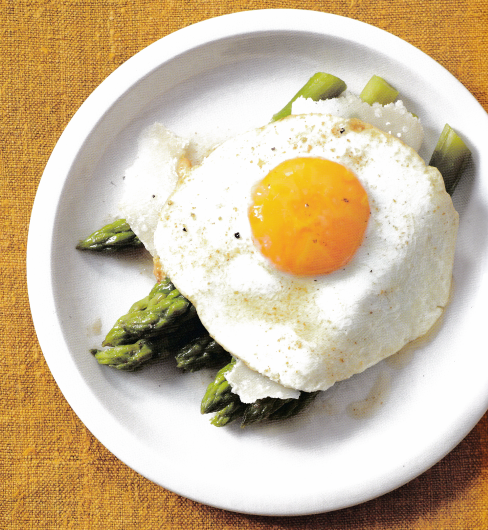 Asparagus with Buttered Eggs and Parmesan Cooking Recipe Asparagi al Parmigiano Recipe 1