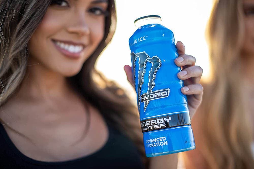 Does Monster Hydro blue ice have caffeine?