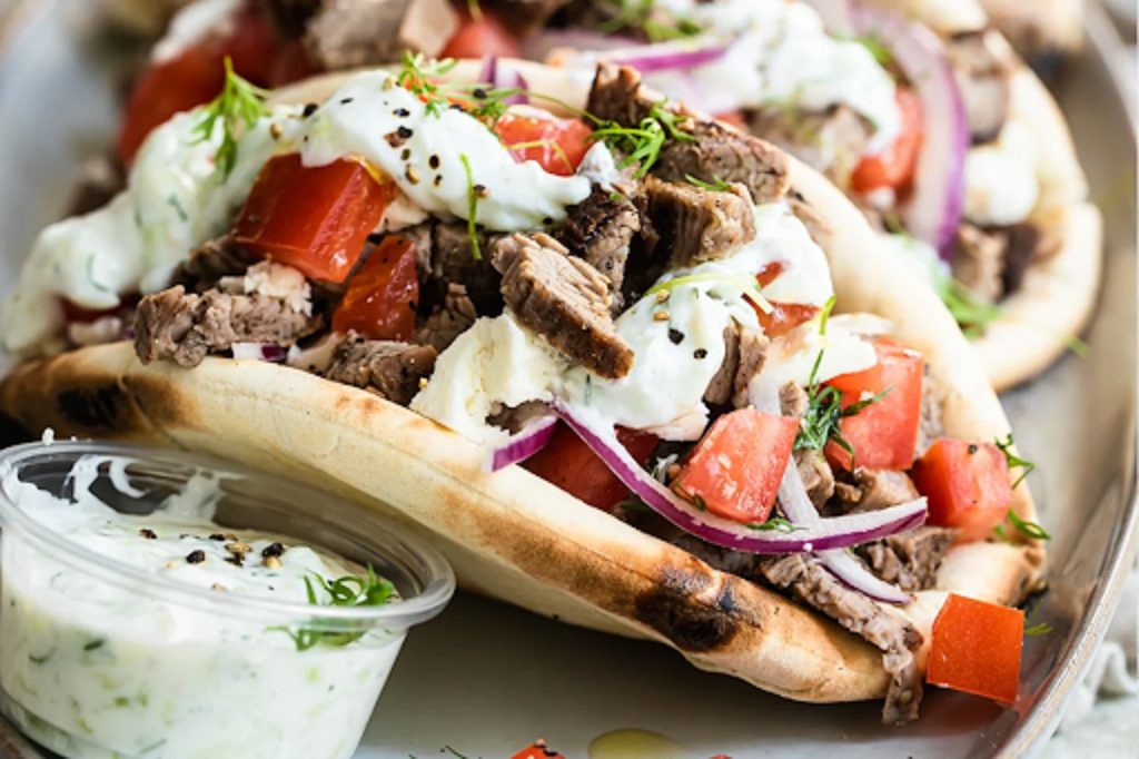Does beef gyro have carbs?