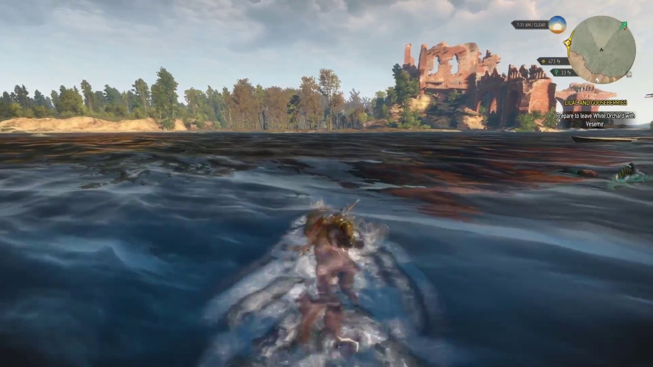 How do you fight Drowners underwater in Witcher 3