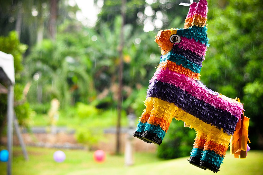 How do you make a strong piñata for adults
