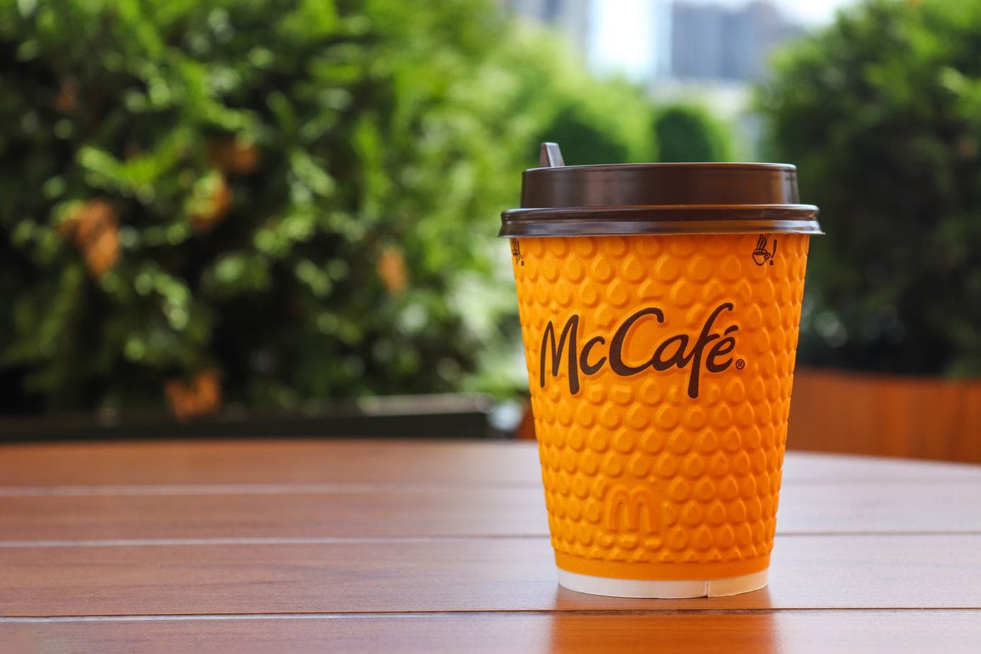 How much caffeine is in McDonald's coffee