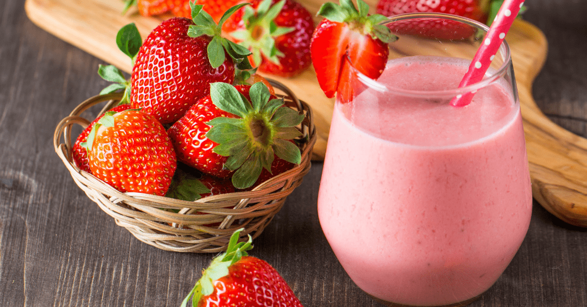 Is it OK to drink strawberry milkshake?