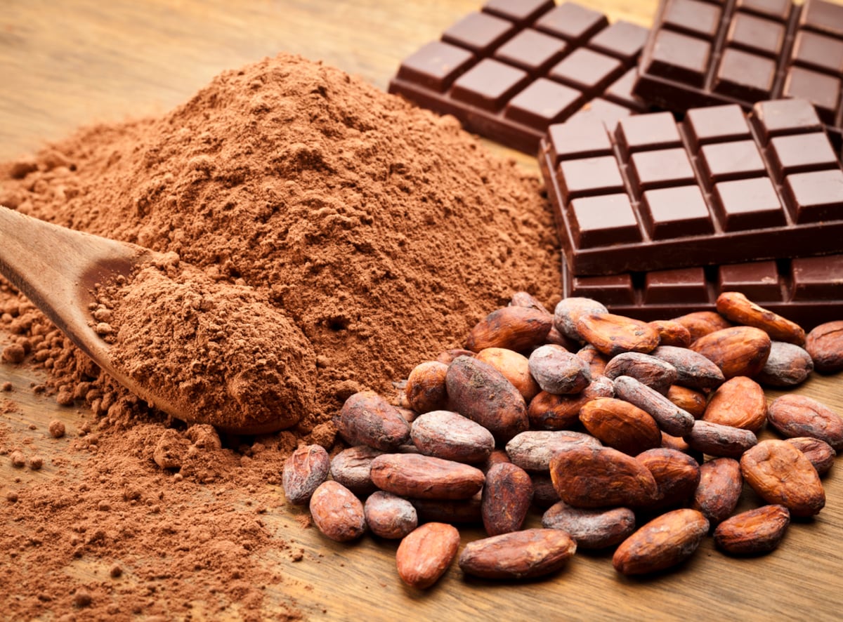 Is there any caffeine in cocoa powder?