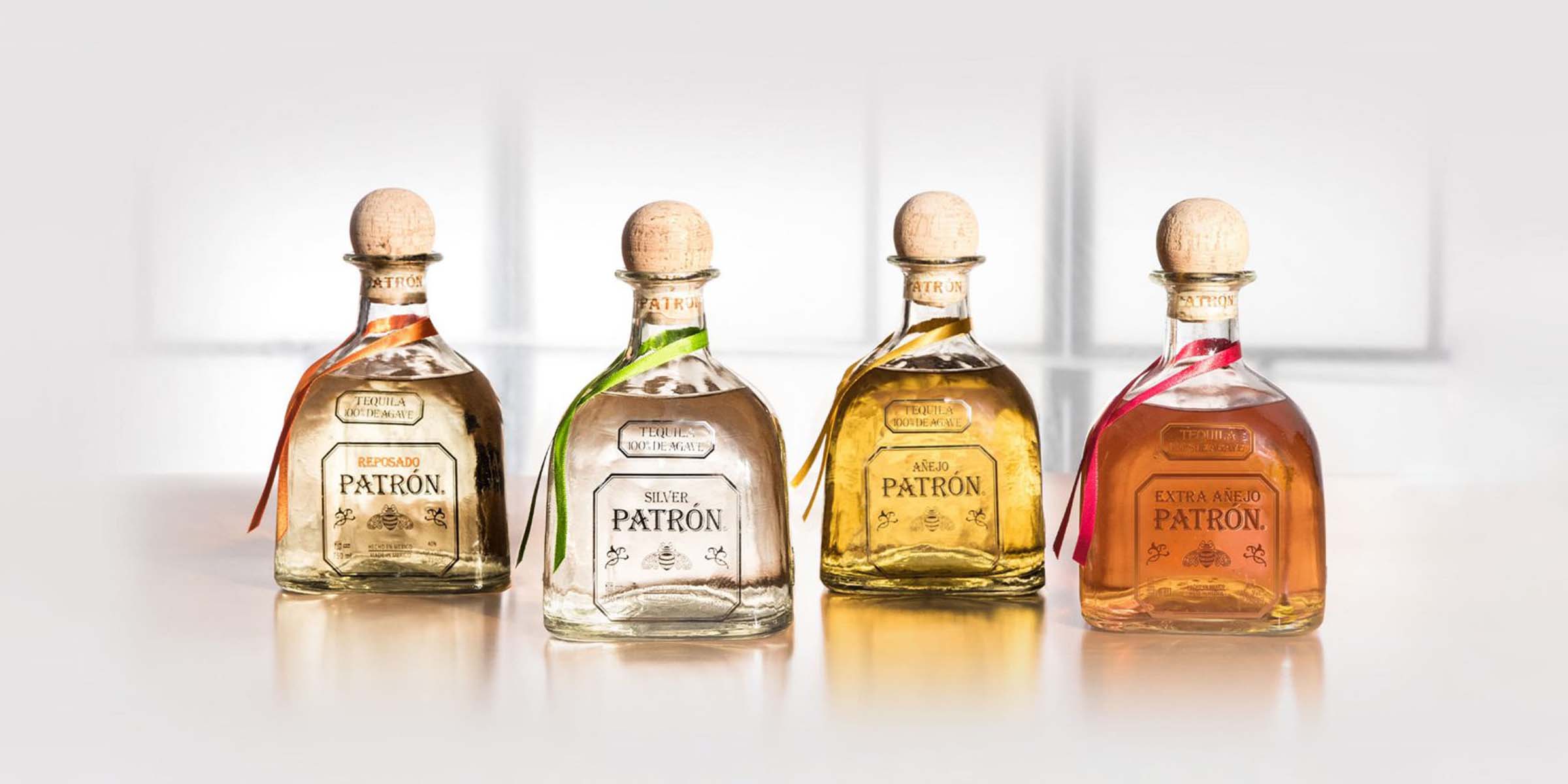 What are the sizes of patron bottles