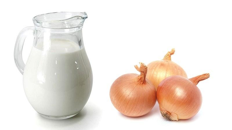 What is onion milk?