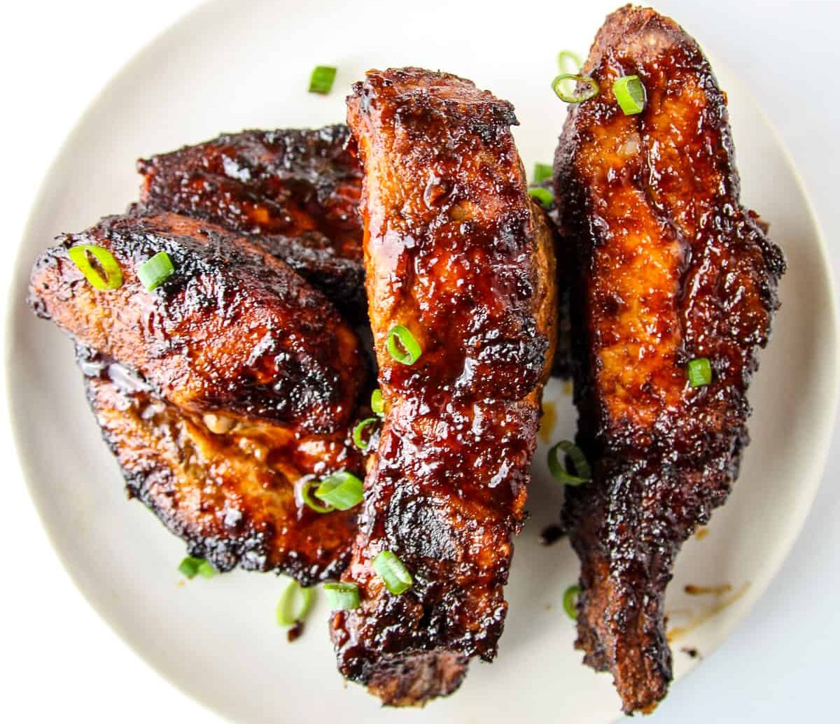 How do I slow cook boneless ribs in an air fryer?