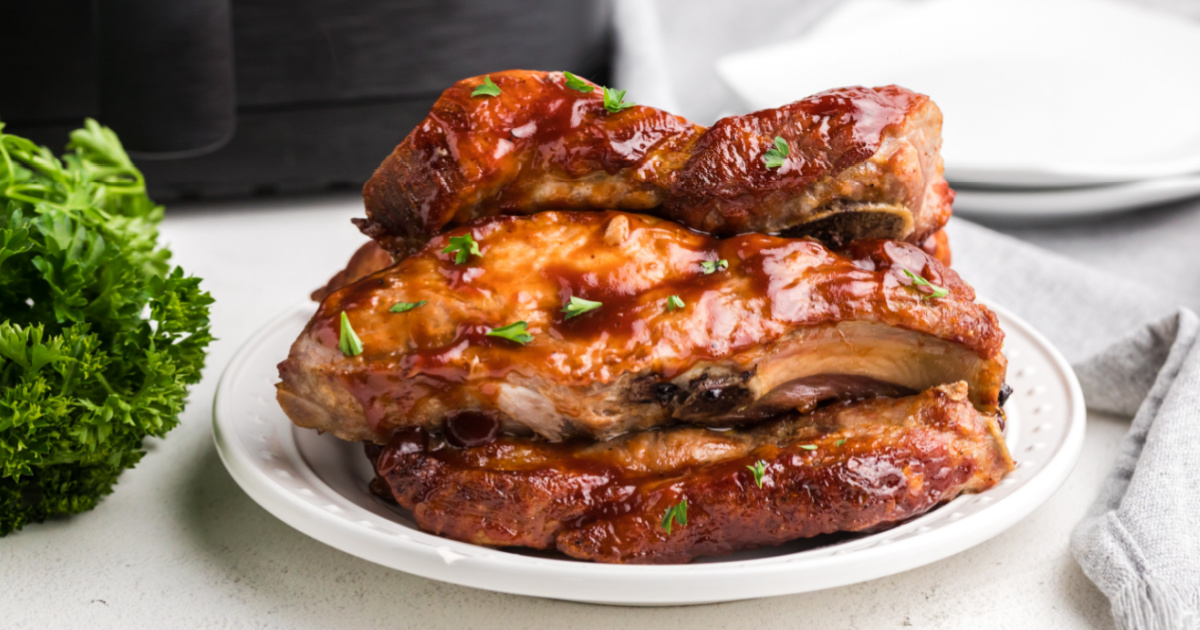 How long does it take to cook boneless spare ribs in air fryer?