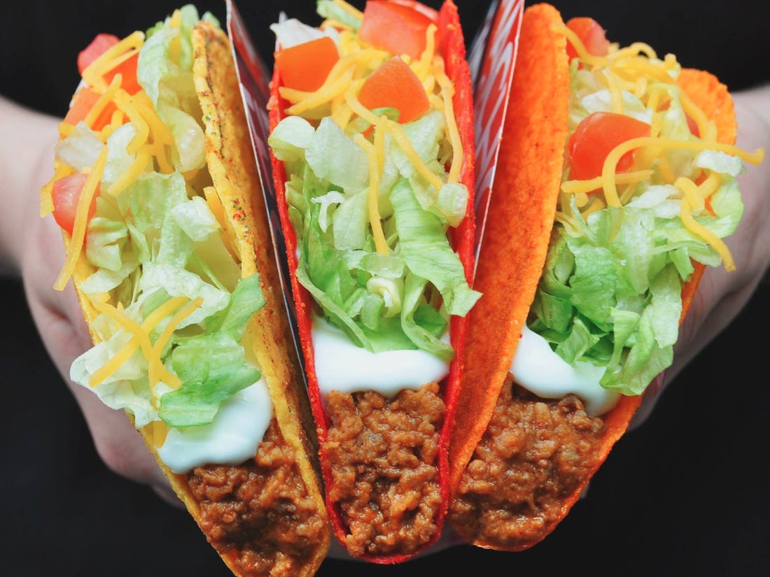 How many calories are in a soft taco from Taco Bell?