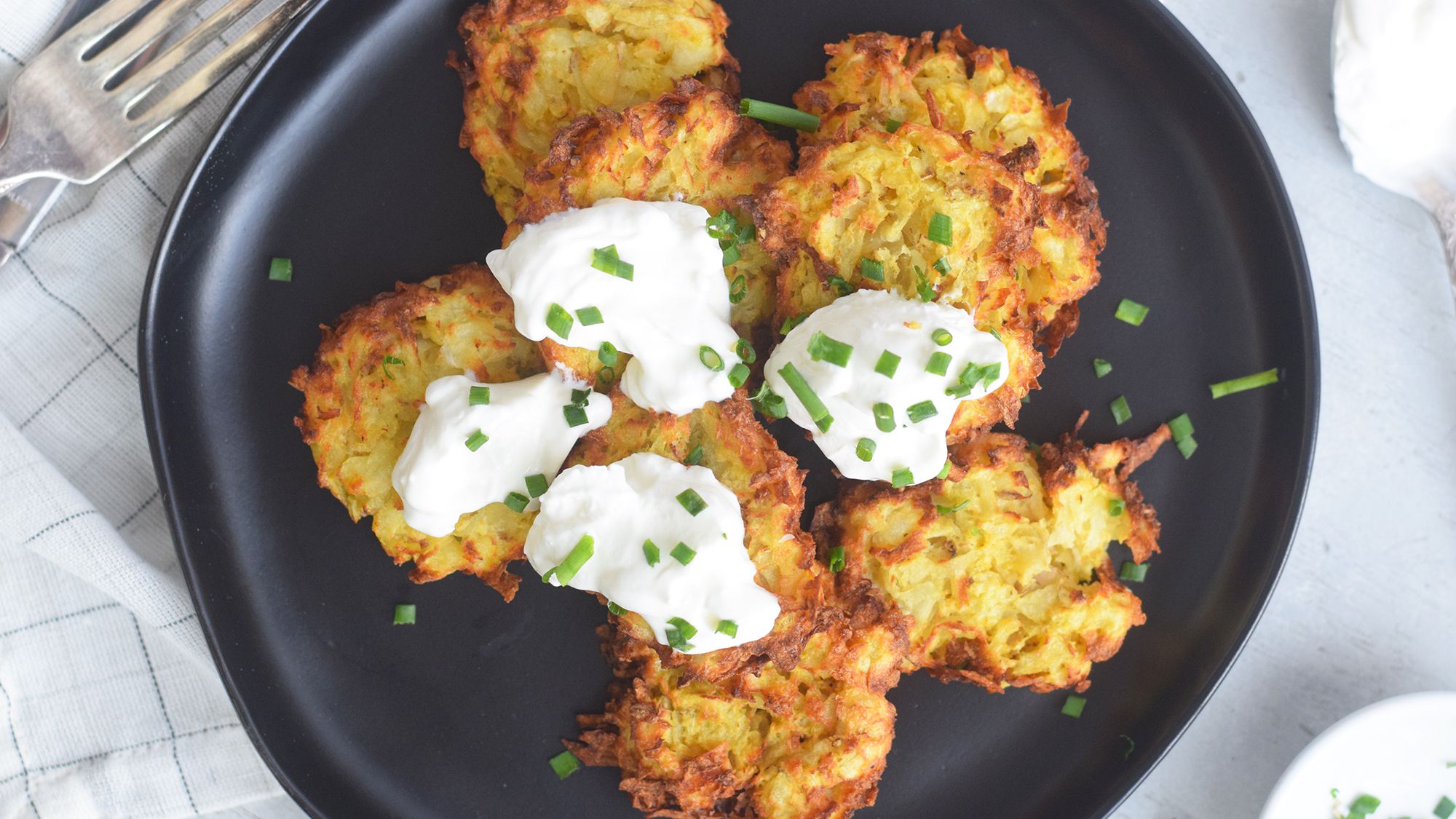 What are the potato pancakes made during Hanukkah called?