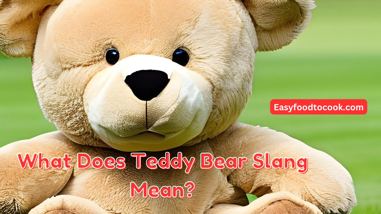 What Does Teddy Bear Slang Mean